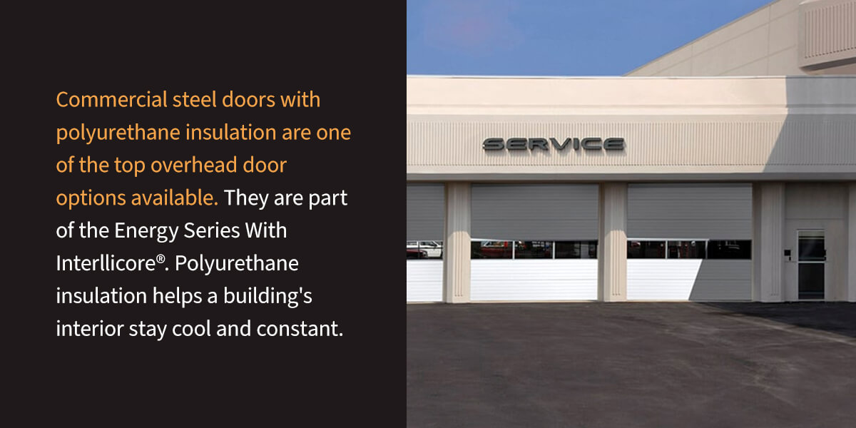 Polyurethane Insulated Commercial Steel Doors